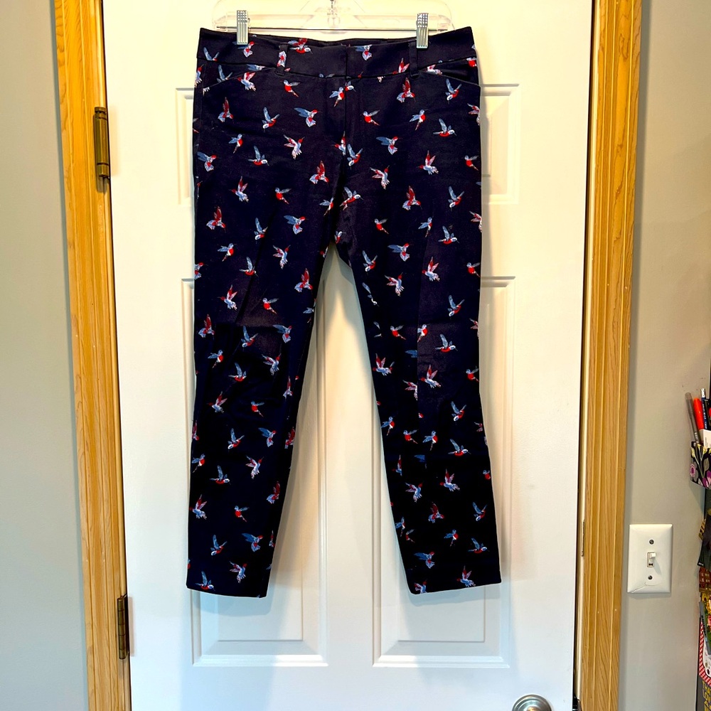 Navy Dress Pants Cropped